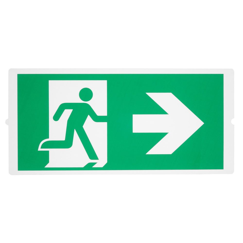 S.Luce SLV P-Light Emergency Series Standard Signs For Areal Light Green Black Friday