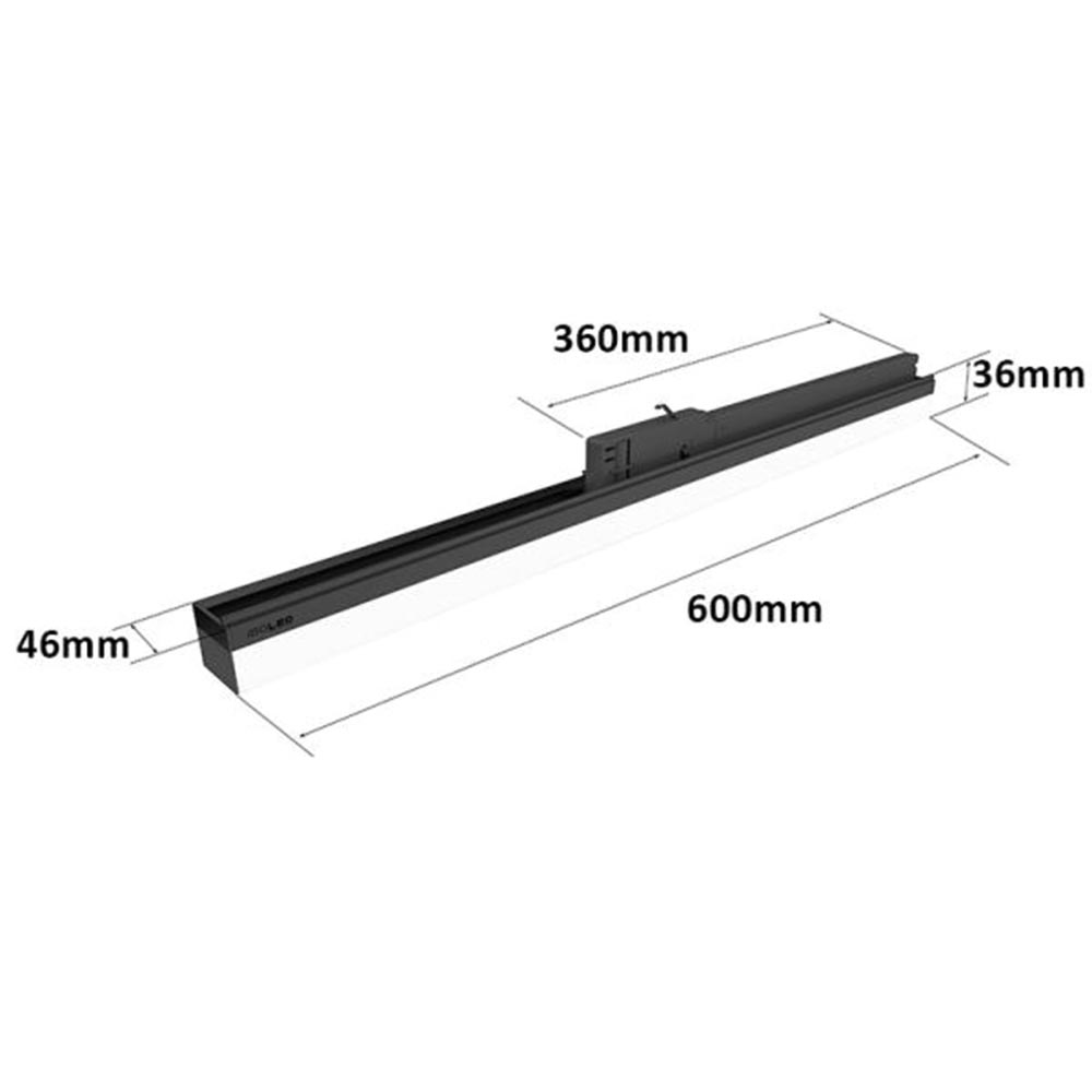 S.Luce 3-Phasen Linienleuchte 2400lm 20W 4000K neutral Weiß Valentinstagsangebot