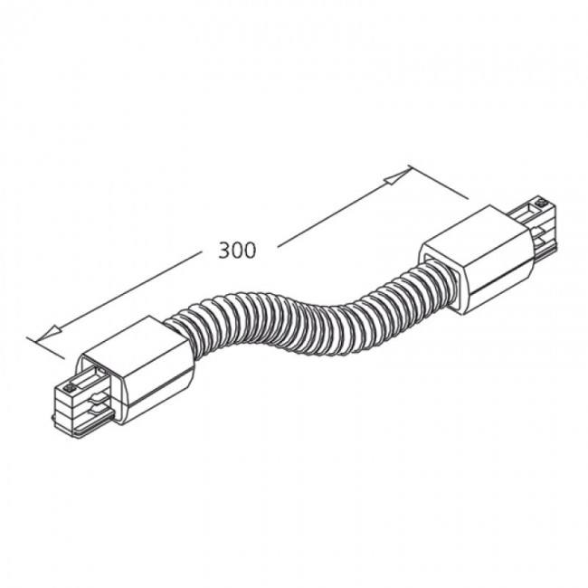 S.Luce 3-Phasen Flex-Verbinder Schwarz Neuheiten