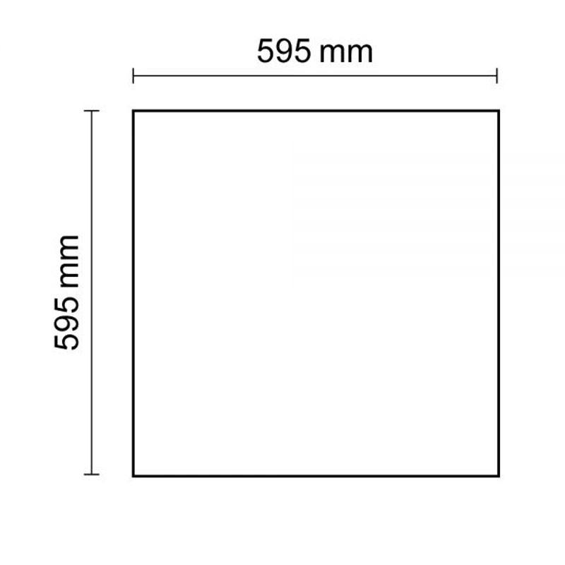 S.Luce LED Panel Business Line 600 Neutralweiß 1-10 V Dimmbar 4250lm Weiß Wochenangebot