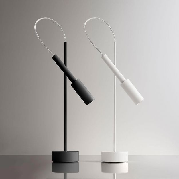 S.Luce Panzeri Tubino LED-Tischlampe schwenkbar Neueste Stile
