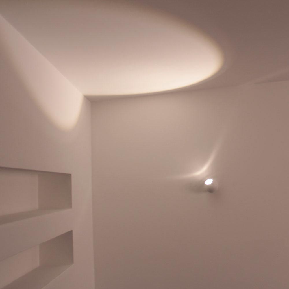 S.Luce LED Decken- & Wandleuchte Glob 350° schwenkbar Weiß Fabrikladen