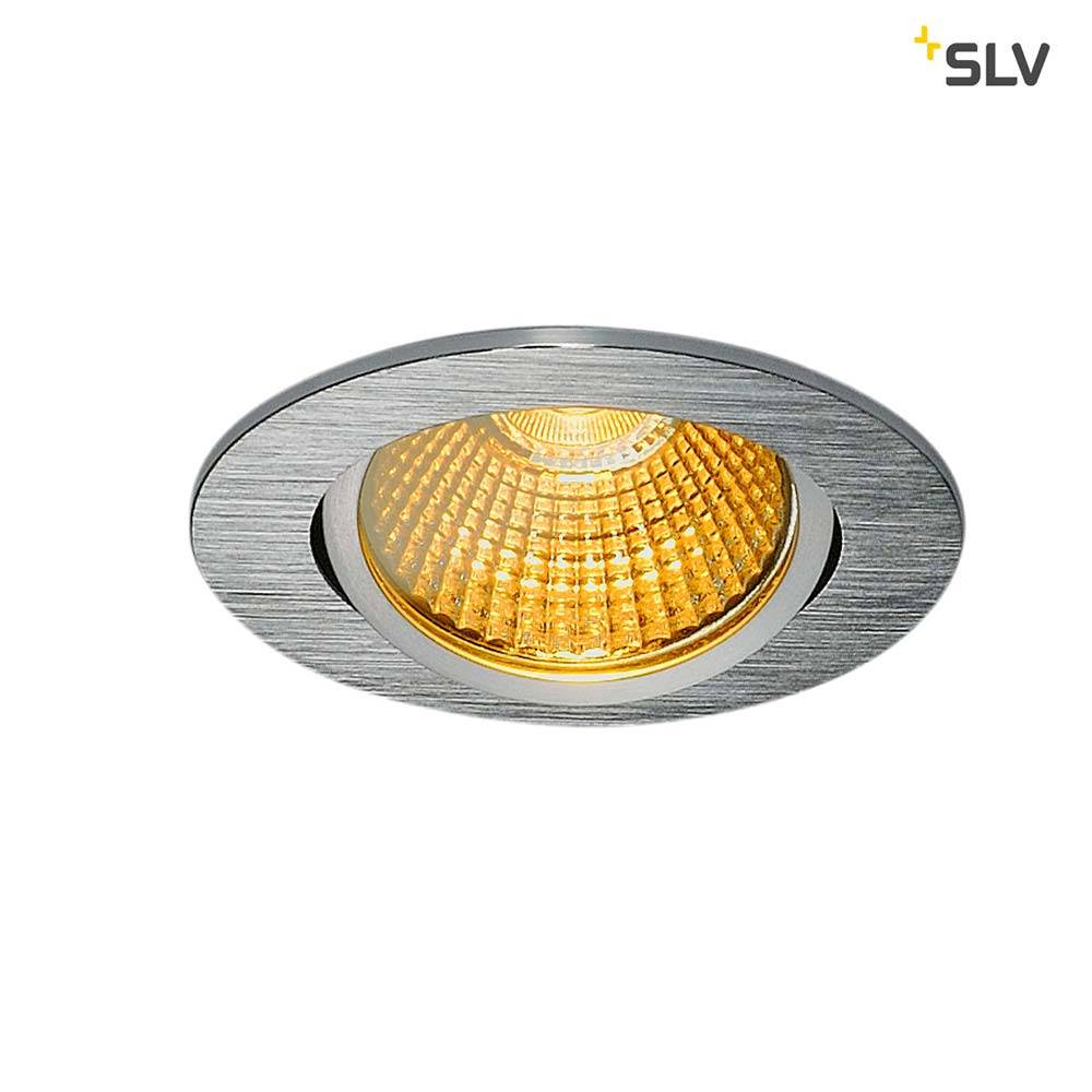 S.Luce SLV New Tria Rund LED Einbauleuchte Alu Gebürstet 1800-3000K Auslauf