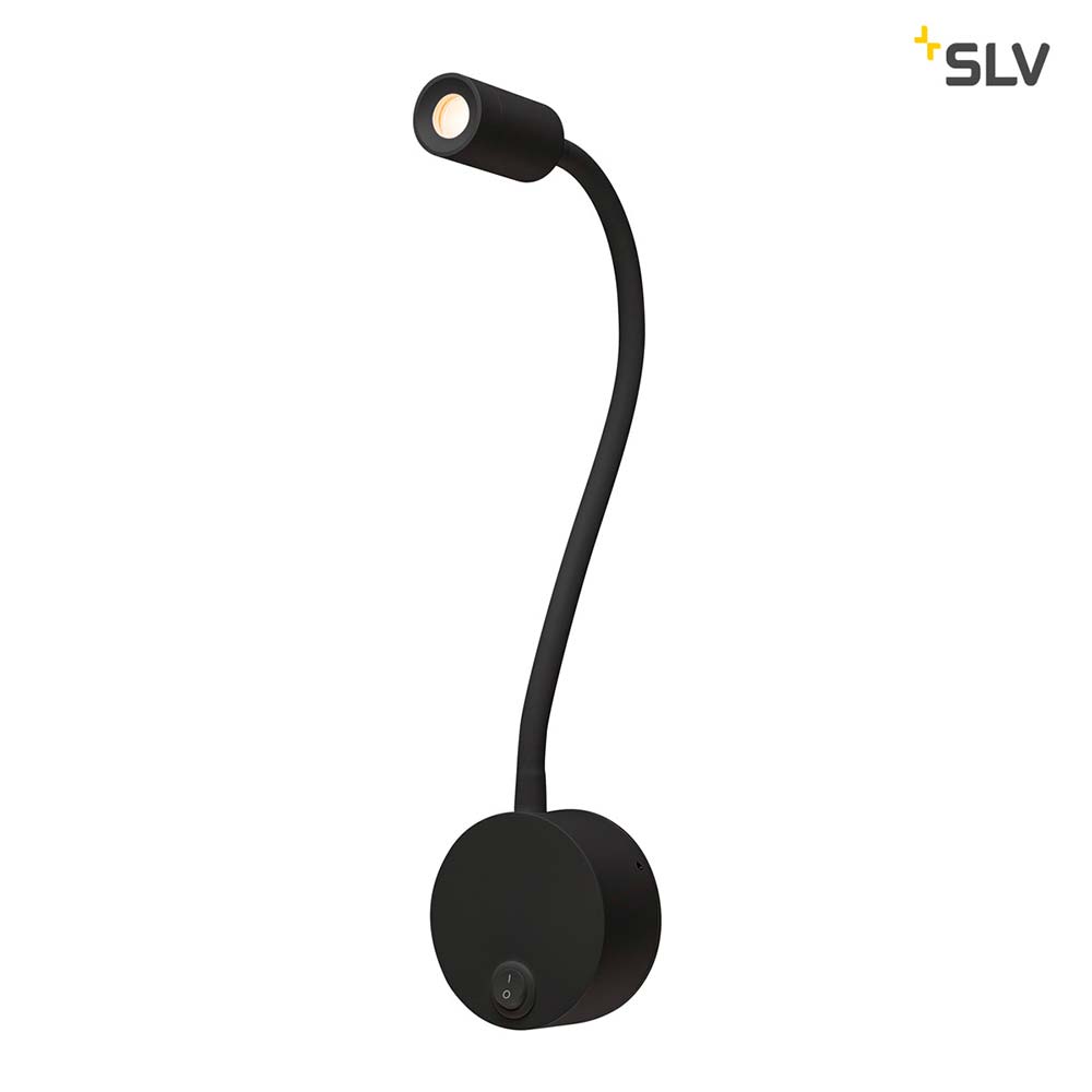 S.Luce SLV Dio Flex Plate LED Wandaufbauleuchte Schwarz 2700K Verkauf