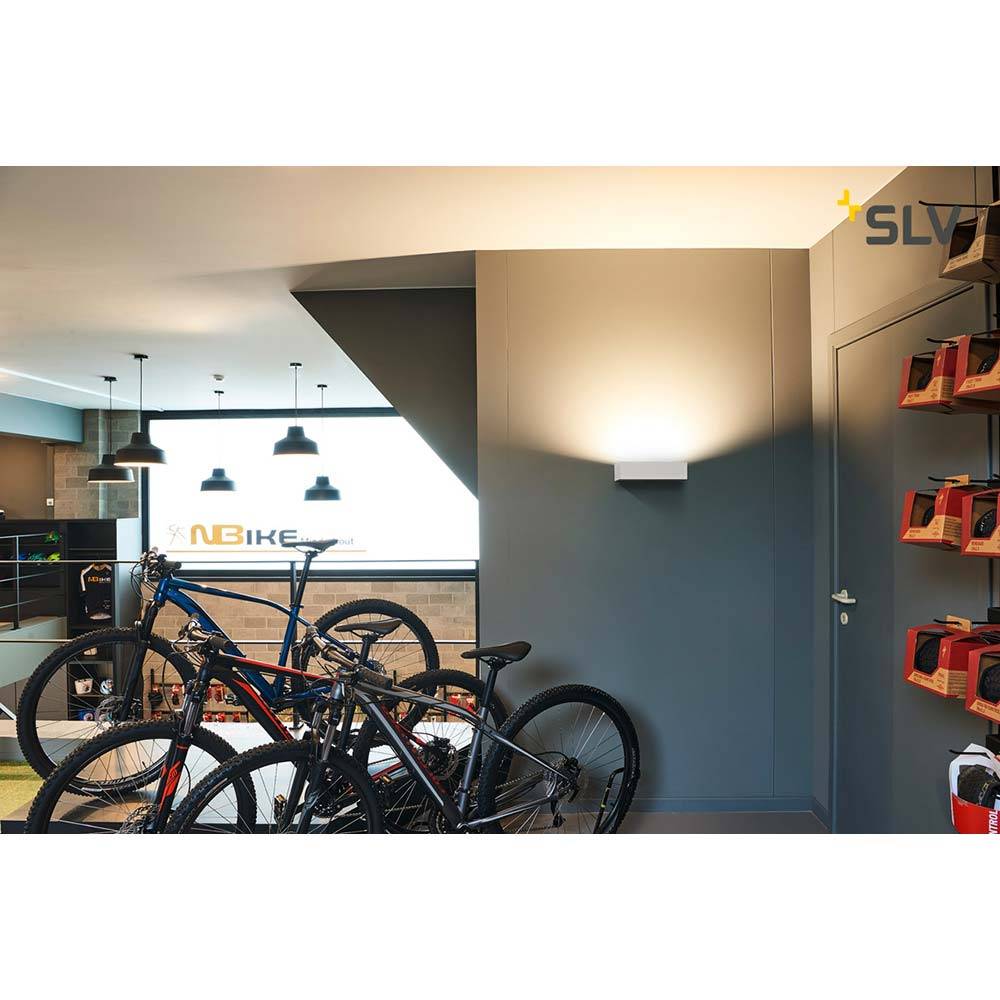 S.Luce SLV Shell 30 LED Wandaufbauleuchte Weiß im Angebot
