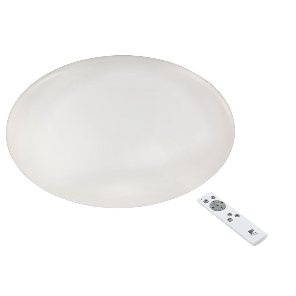 S.Luce LED Deckenleuchte Giron Ø 100cm + Fernbedienung Weiß Fabrikverkauf