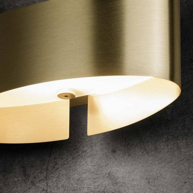 S.Luce Holtkötter LED-Wandlampe VOILÀ Fumé matt Dimmbar 800lm 2700K Fabrikpreis