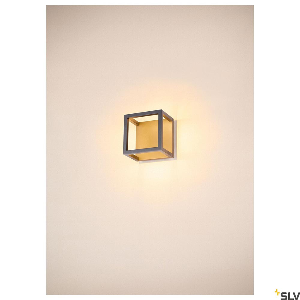 S.Luce SLV Quadrulo XS LED Outdoor Deckenaufbauleuchte Anthrazit Flash Sale