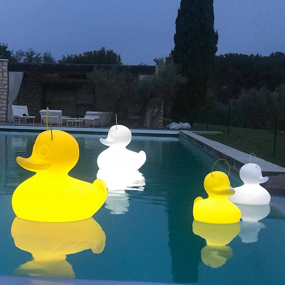 S.Luce Schwimmfähige Akku-LED-Leuchte Duck-Duck S Gelb Begrenztes Angebot
