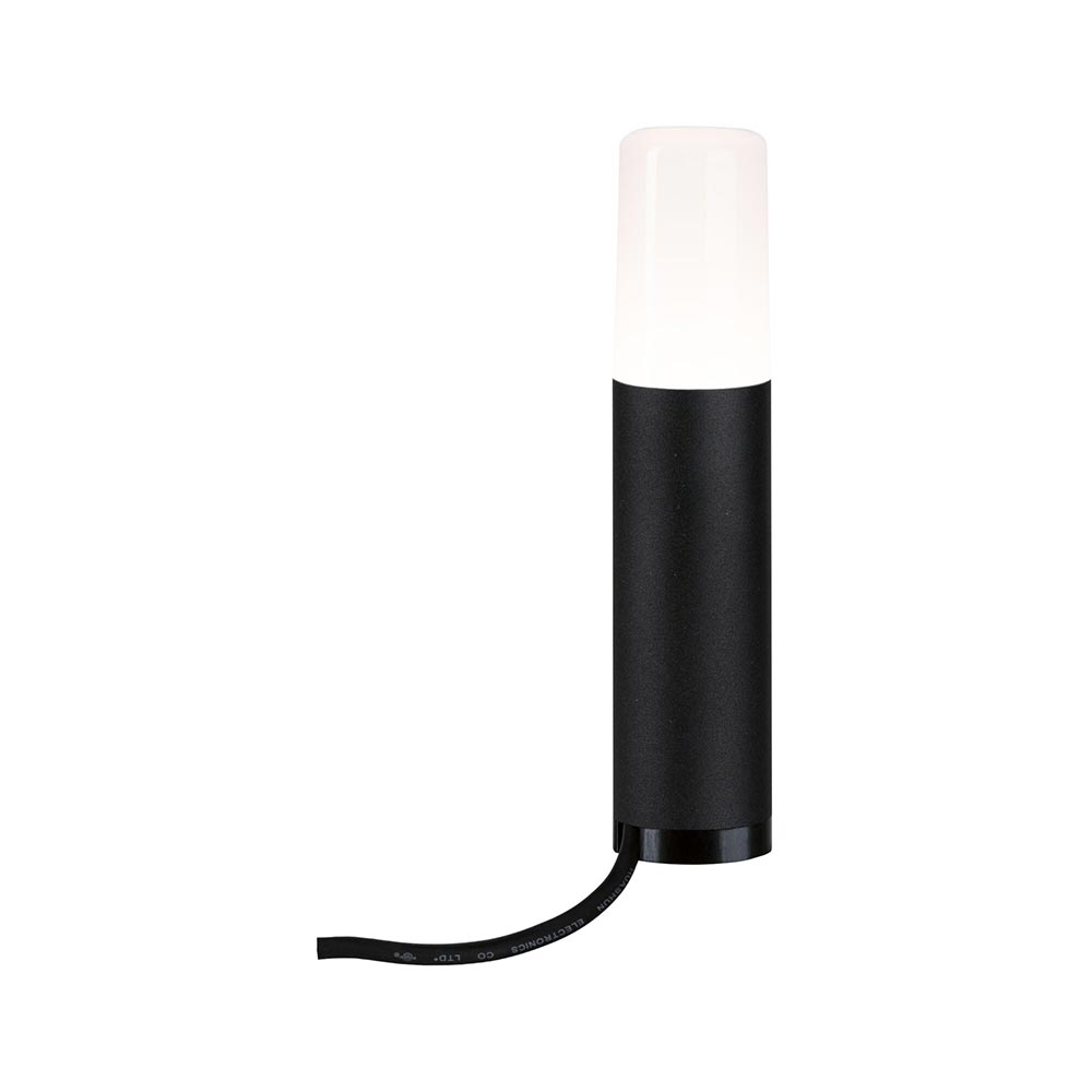 S.Luce Plug & Shine LED Pollerleuchte Flarea Metall Schwarz IP65 Exklusivangebot