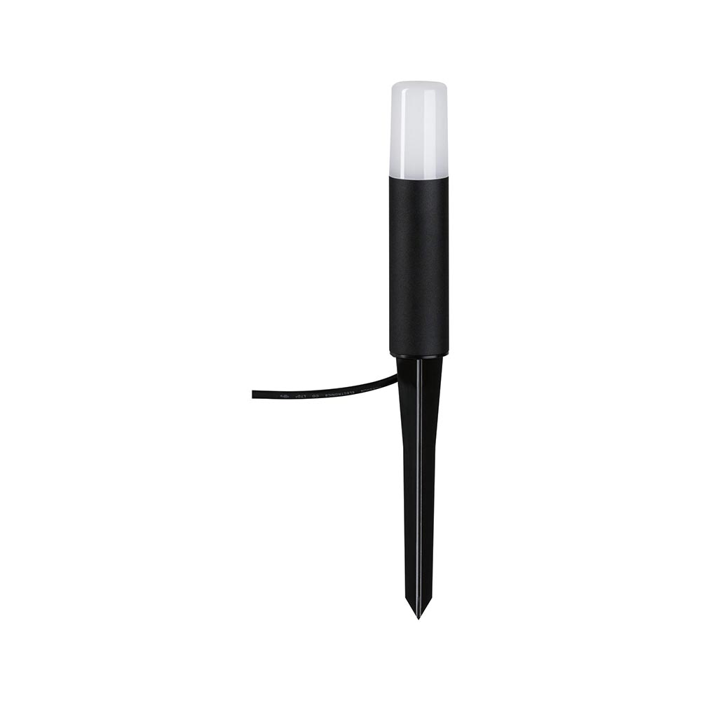 S.Luce Plug & Shine LED Pollerleuchte Flarea Metall Schwarz IP65 Exklusivangebot