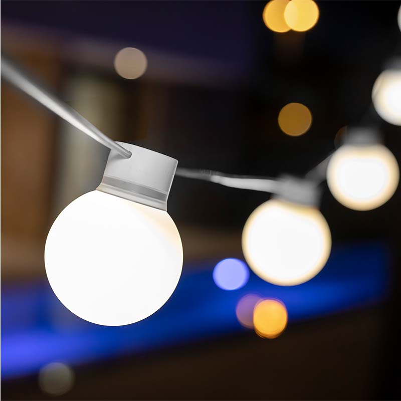 S.Luce Bruna Solar LED Girlande 8m IP44 Valentinstagsangebot