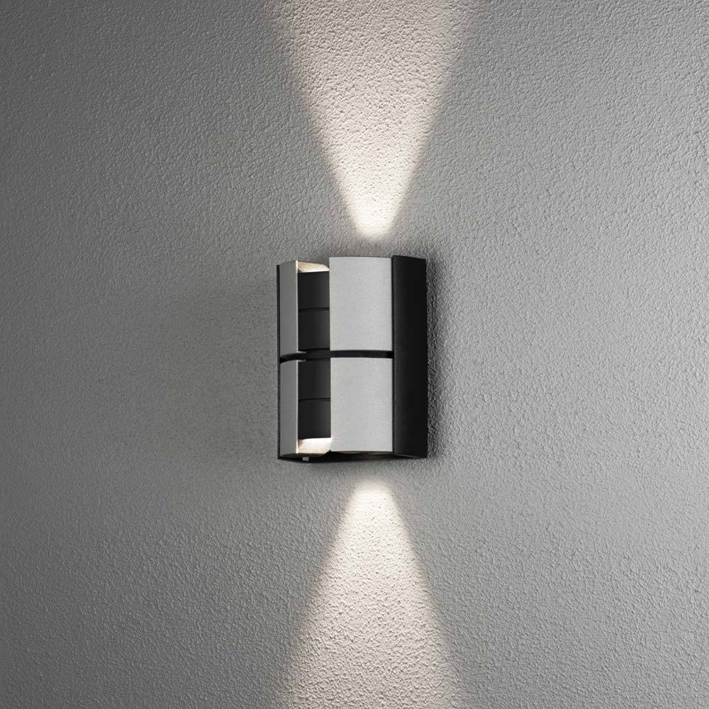 S.Luce Vidar LED Wandleuchte Silber Lagerräumung