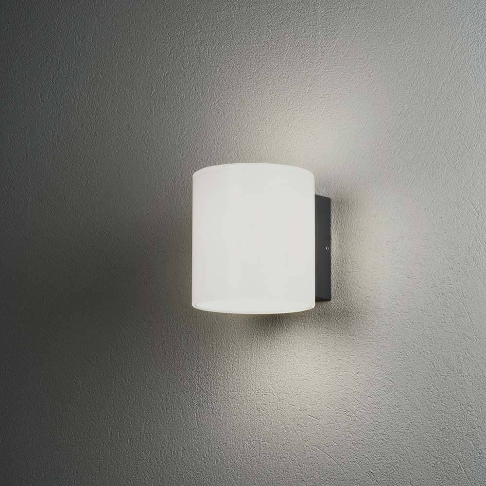 S.Luce Foggia LED Außen Wandleuchte Glas