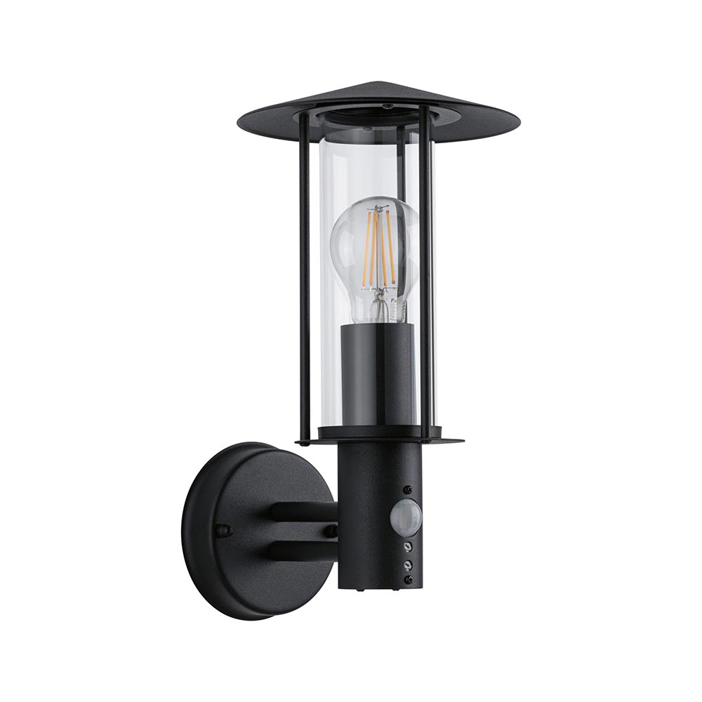 S.Luce Sensor Außenwandleuchte Classic Dunkelgrau Metall Glas Tägliche Deals