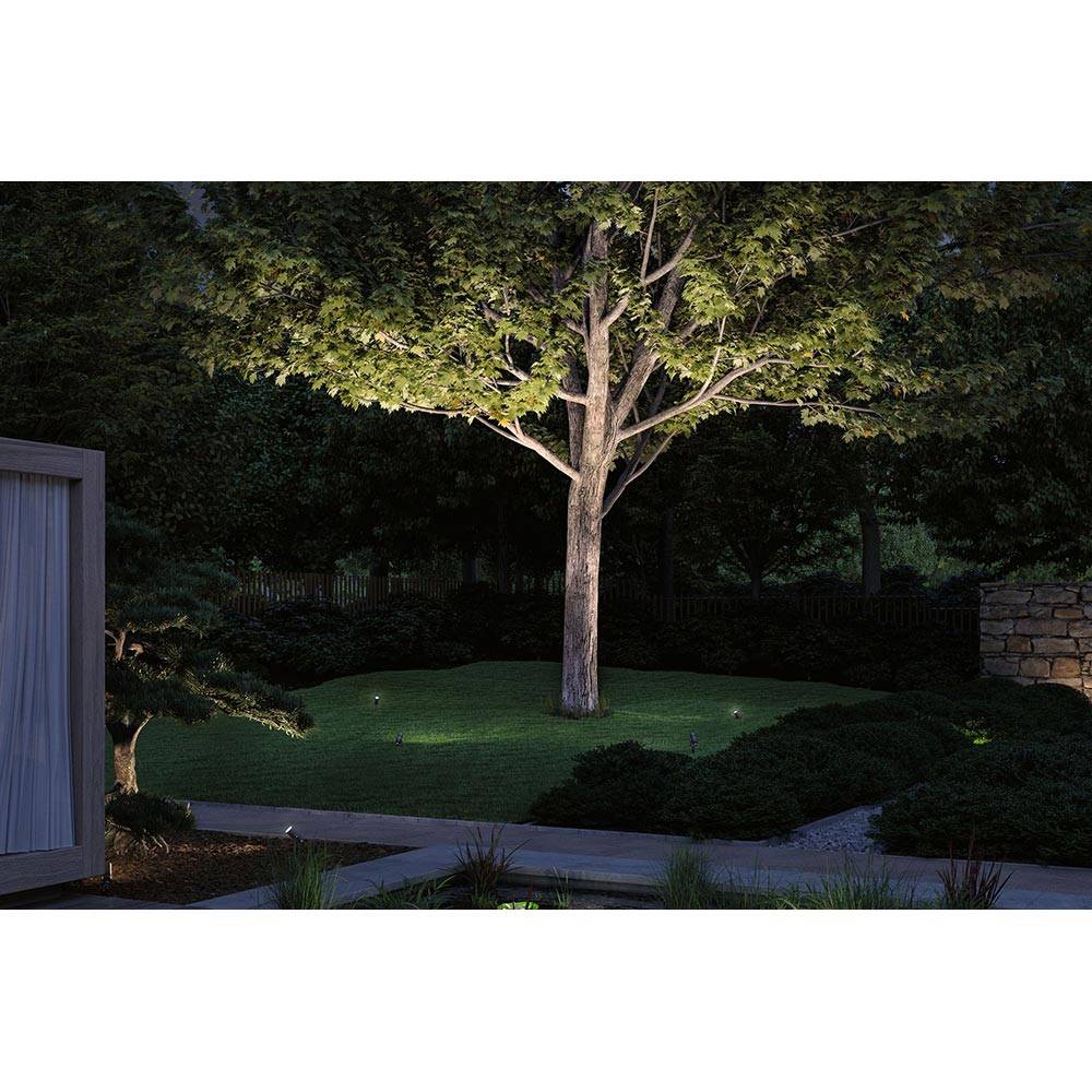 S.Luce LED Gartenstrahler Radon Grau Metall IP65 Vierteljährliche Förderung