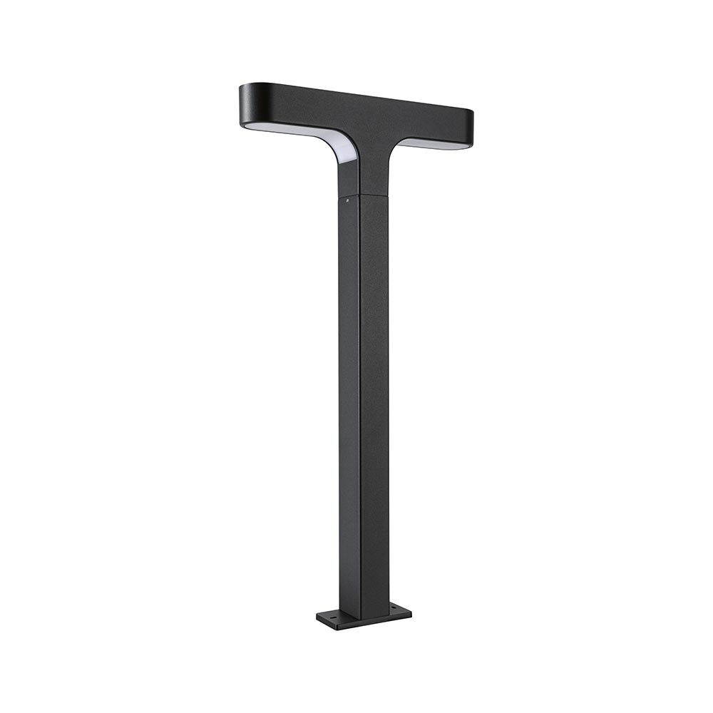S.Luce LED Pollerleuchte Dobla Anthrazit Aluminium Bis zu 55% Rabatt
