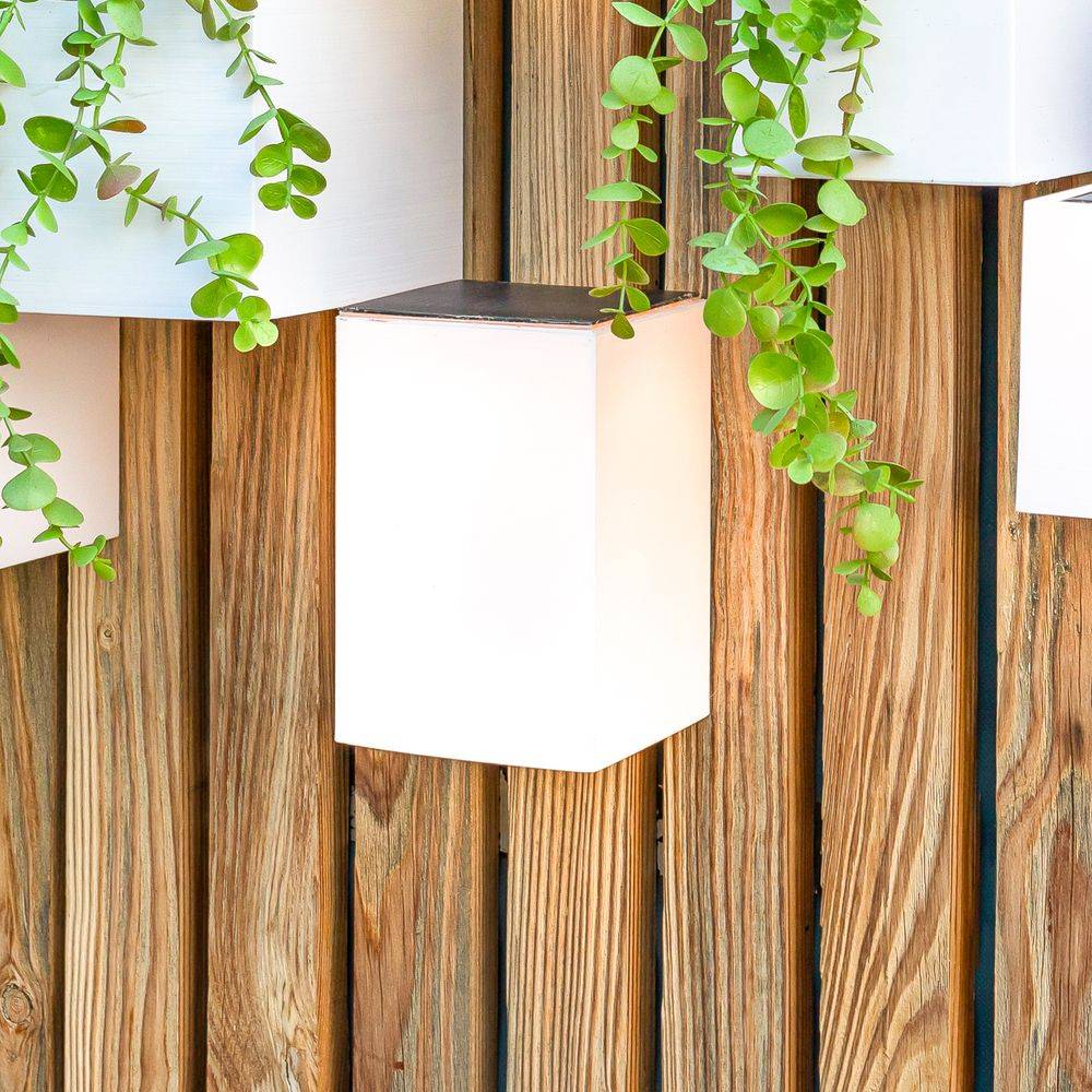 S.Luce Wally LED Quader-Wandlampe Solar 50% Rabatt mit kostenlosem Versand