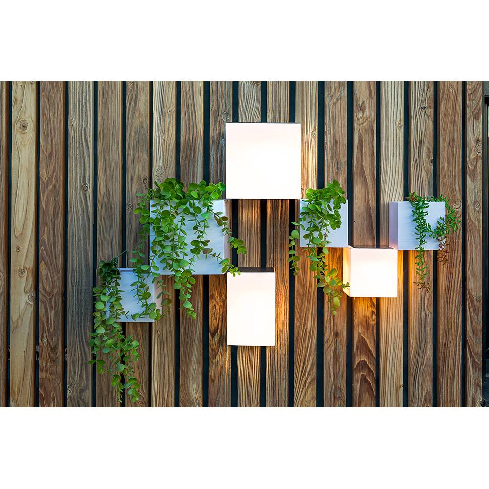 S.Luce Wally LED Quader-Wandlampe Solar 50% Rabatt mit kostenlosem Versand