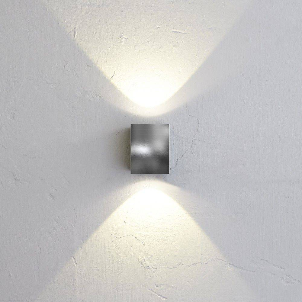 S.Luce Baleno Quadi LED Wand-Außenleuchte Up&Down Edelstahl Black Friday Preise