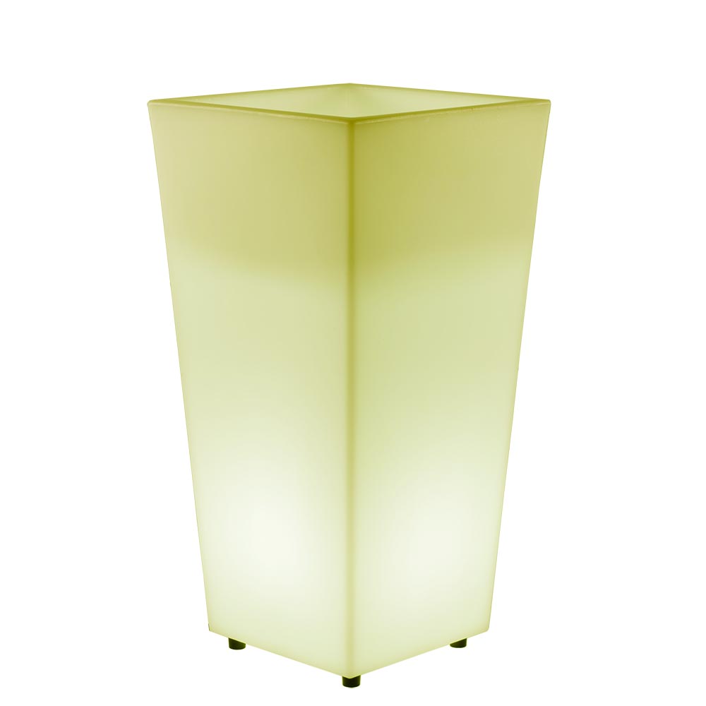 S.Luce LED Solar-Topf Melisa mit Akku mit Fernbedienung Kostenloser Versand