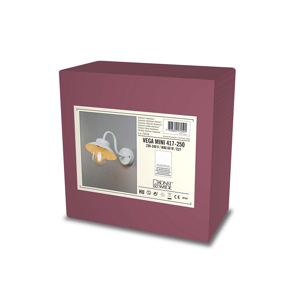 S.Luce Vega Mini Außen Wandleuchte Discount Store für neue Produkte