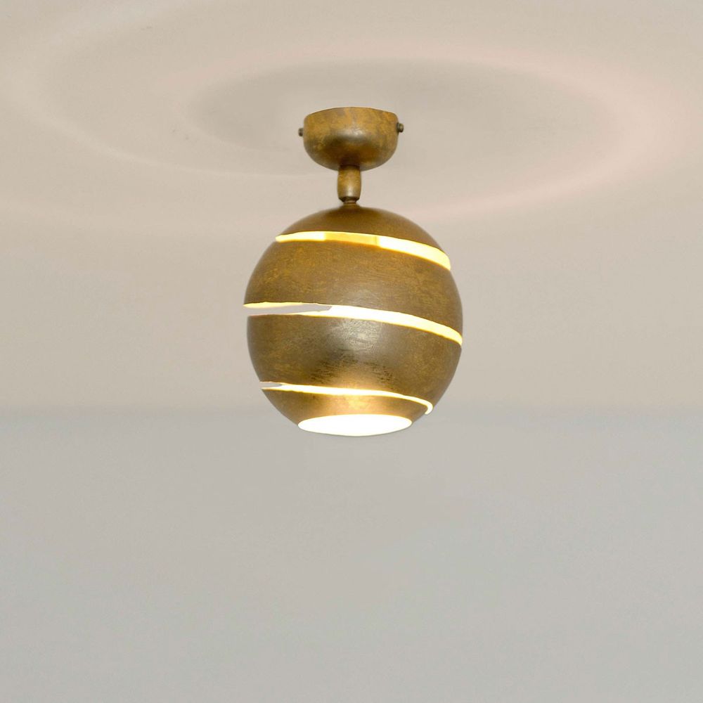 S.Luce Deckenleuchte Suopare Eisen Gold Super Rabatt