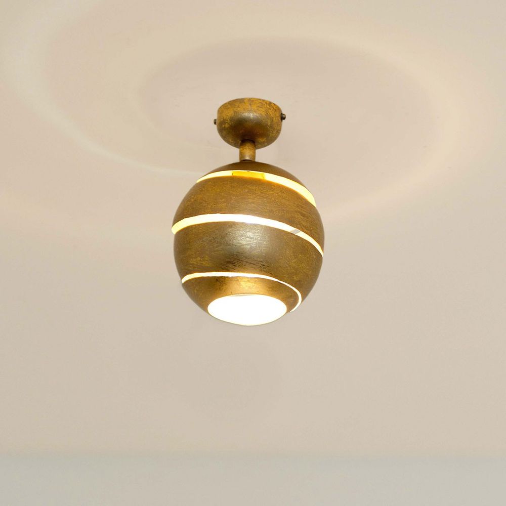 S.Luce Deckenleuchte Suopare Eisen Gold Super Rabatt