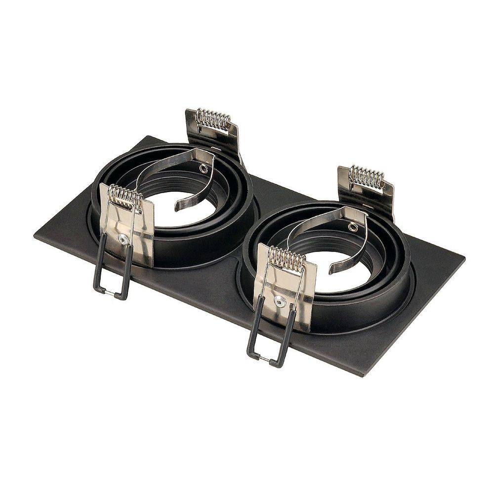 S.Luce SLV New Tria II GU10 Downlight rechteckig Schwarz 2025