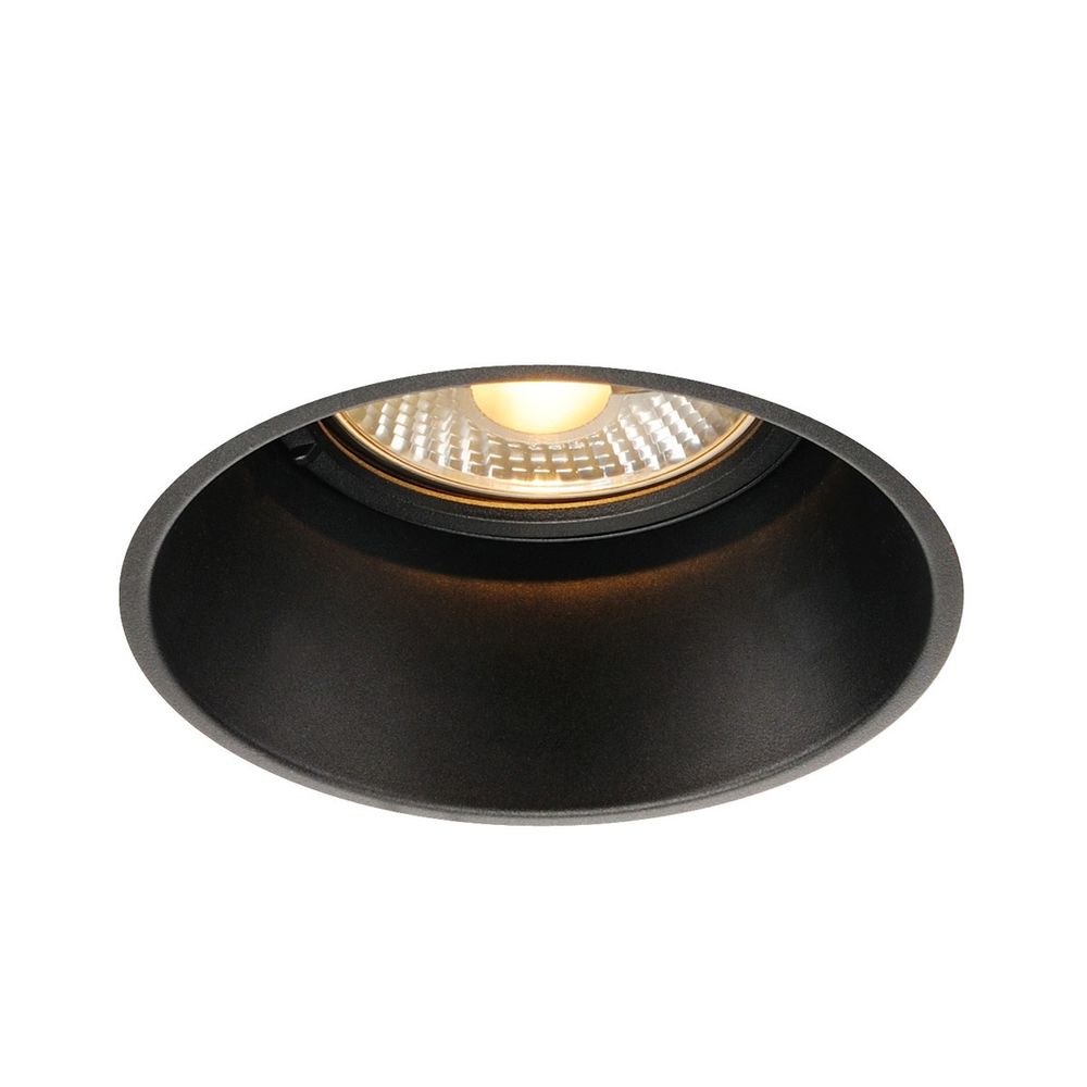 S.Luce SLV Horn-T Einbauleuchte QPAR111 Schwarz GU10 max. 50W