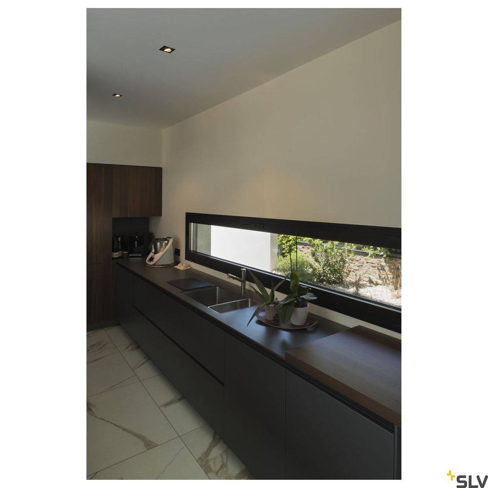 S.Luce New Tria 68 I Cs Einbaustrahler Schwarz Eckig 3000K Flash Sale
