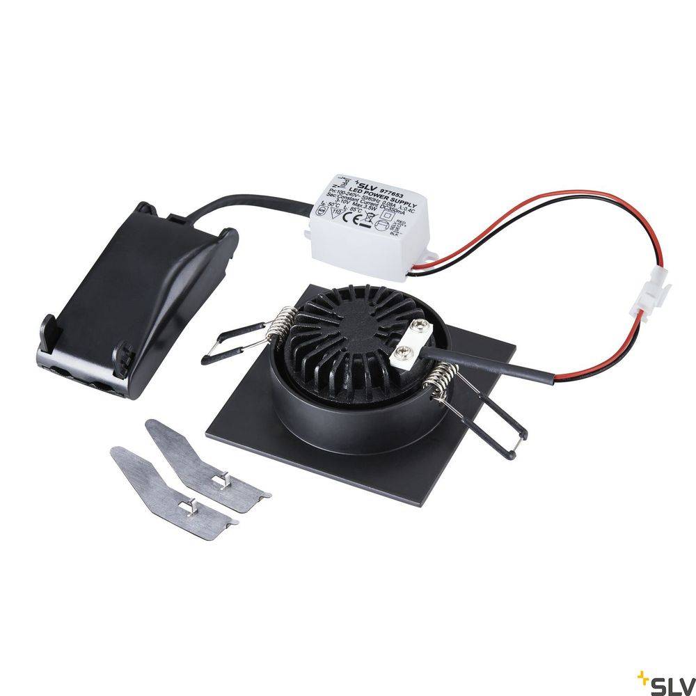S.Luce New Tria 68 I Cs Einbaustrahler Schwarz Eckig 3000K Flash Sale