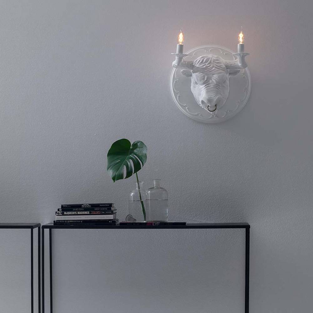 S.Luce Karman Corrado Stier-Wandleuchte Preisnachlass