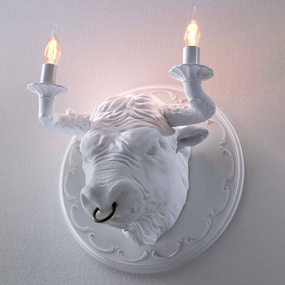 S.Luce Karman Corrado Stier-Wandleuchte Preisnachlass