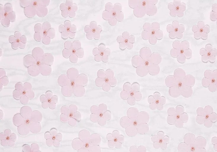 Schöner Leben Tischläufer Tischband Tüll mit 3D Blüten rosa 0,26x5m Angebote