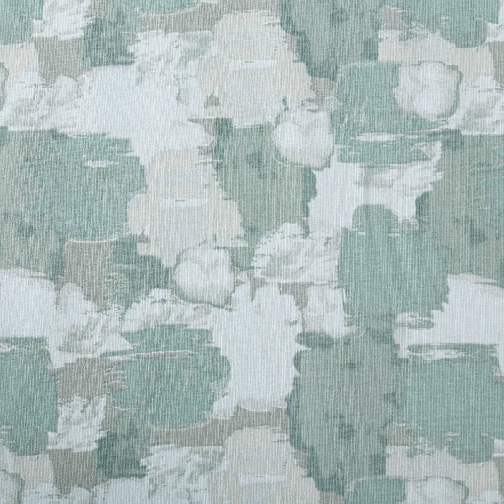 Schöner Leben Jersey Stoff Bio Organic Abstract Painting Pinselstriche grün grau 1,45m Breite