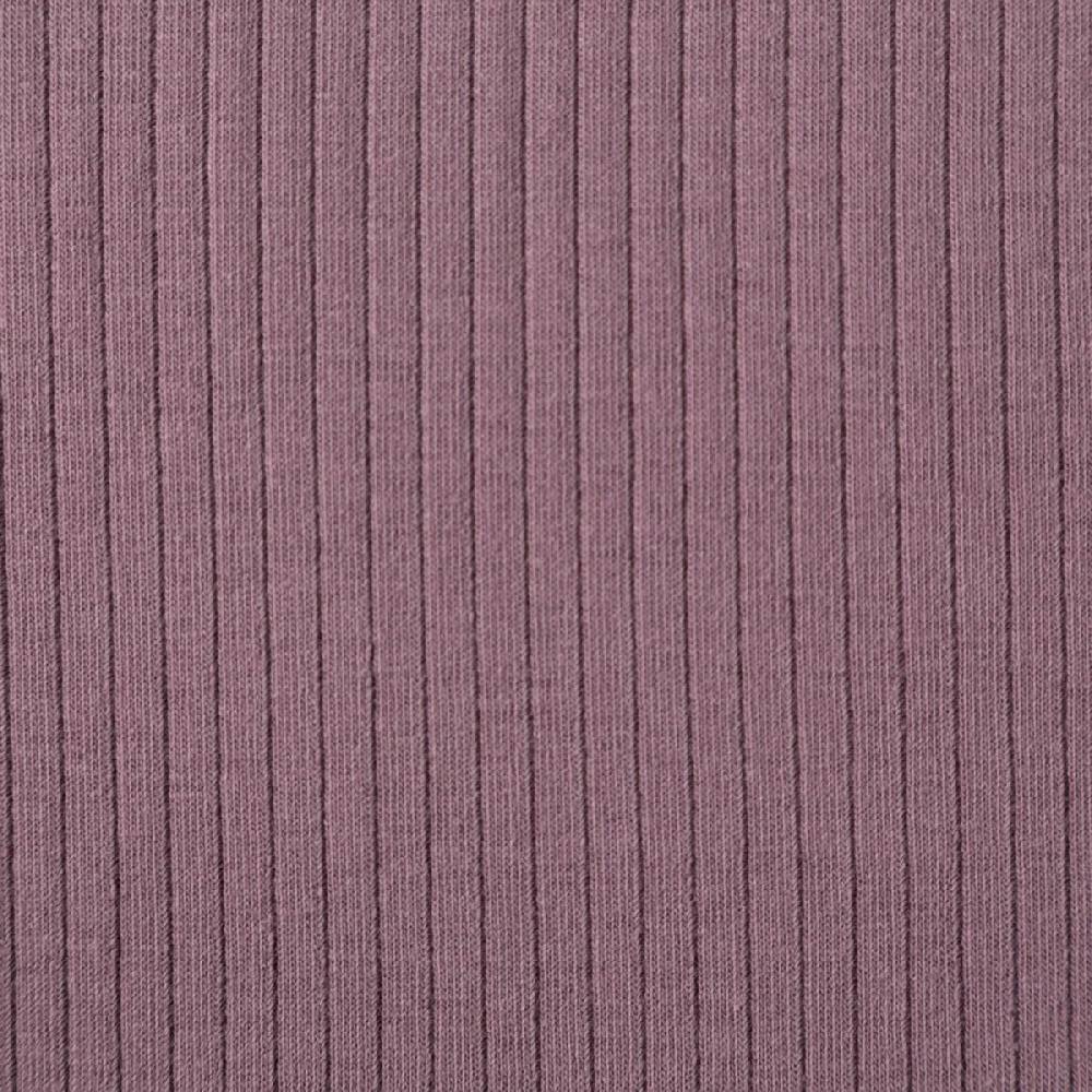 Schöner Leben Interlock Jersey Mandy gerippt einfarbig mauve lila 1,40m Breite Hotsell