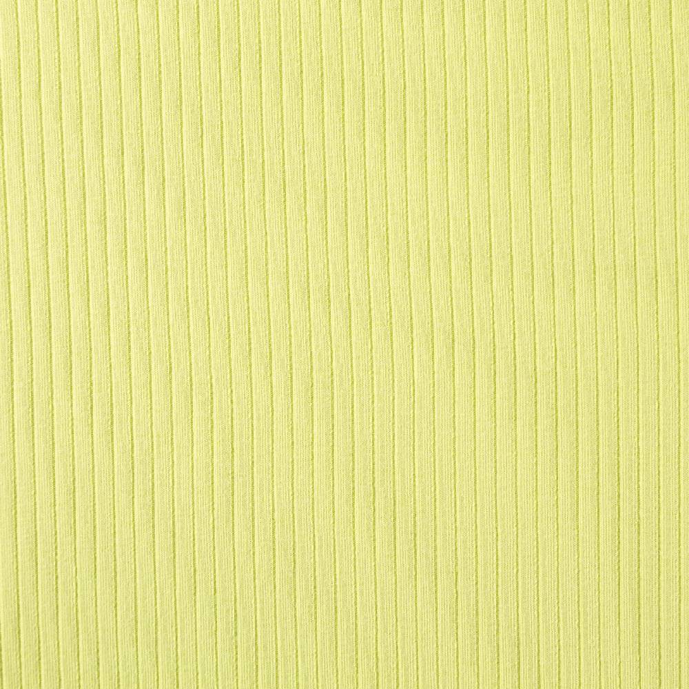 Schöner Leben Interlock Jersey Mandy gerippt einfarbig lime grün 1,40m Breite Meist gekauft