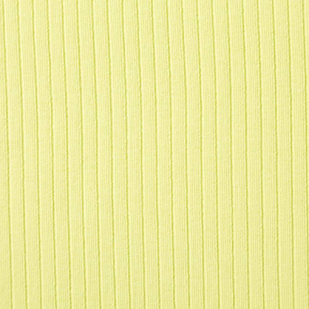 Schöner Leben Interlock Jersey Mandy gerippt einfarbig lime grün 1,40m Breite Meist gekauft