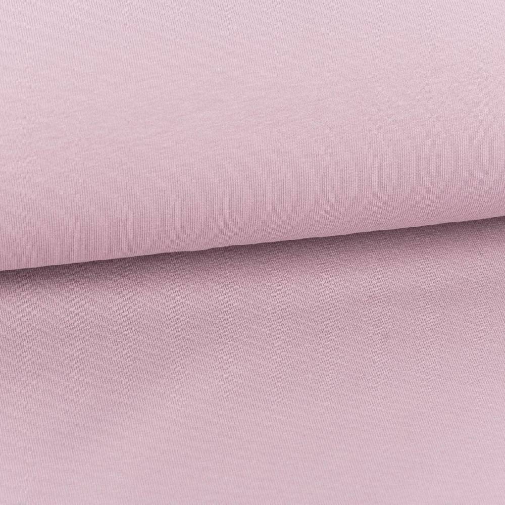 Schöner Leben Organic Bio French Terry uni flieder lila 1,50m Breite