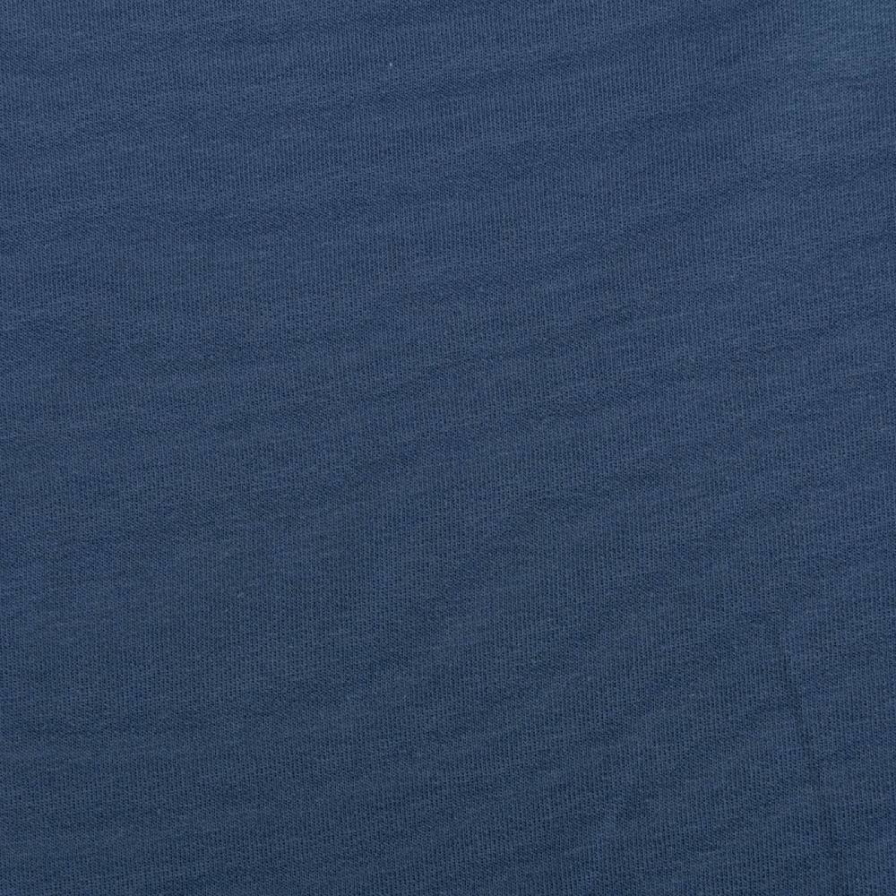 Schöner Leben Organic Bio French Terry uni indigo blau 1,50m Breite Blitzverkäufe