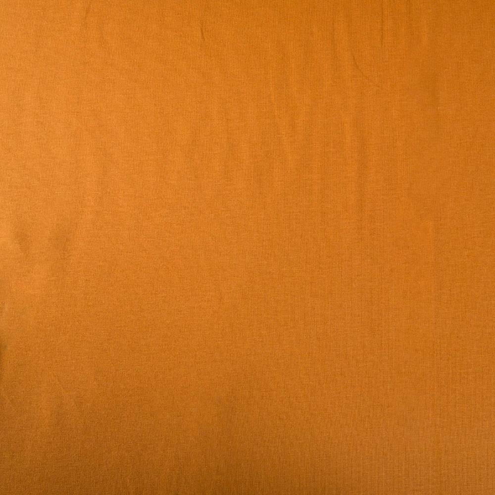 Schöner Leben Sweatstoff Meterware Bio Soft Sweat dünn uni rost braun 1,5m Breite Outlet