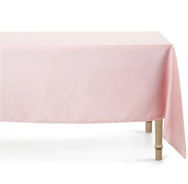 Schöner Leben Tischdecke eckig einfarbig rosa 180x300cm