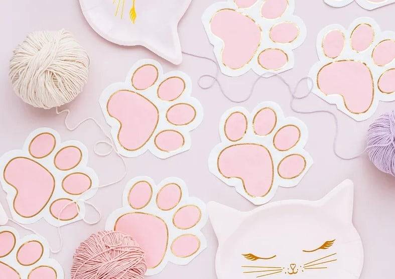 Schöner Leben Papierservietten Kitty Paws Katzenpfote rosa 14,5x12cm 2lagig 12 Stück Meist gekauft