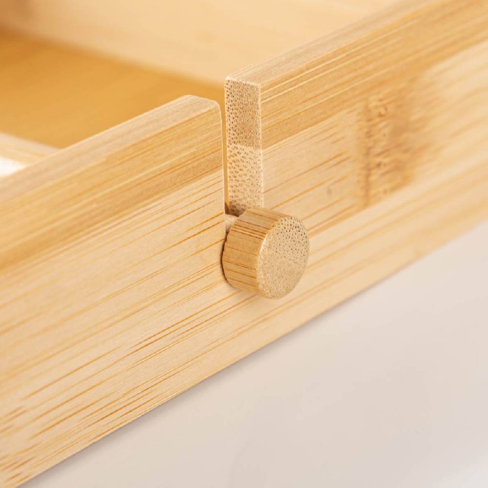 Schöner Leben Serviettenhalter aus Bambus in 185x185x50mm Online