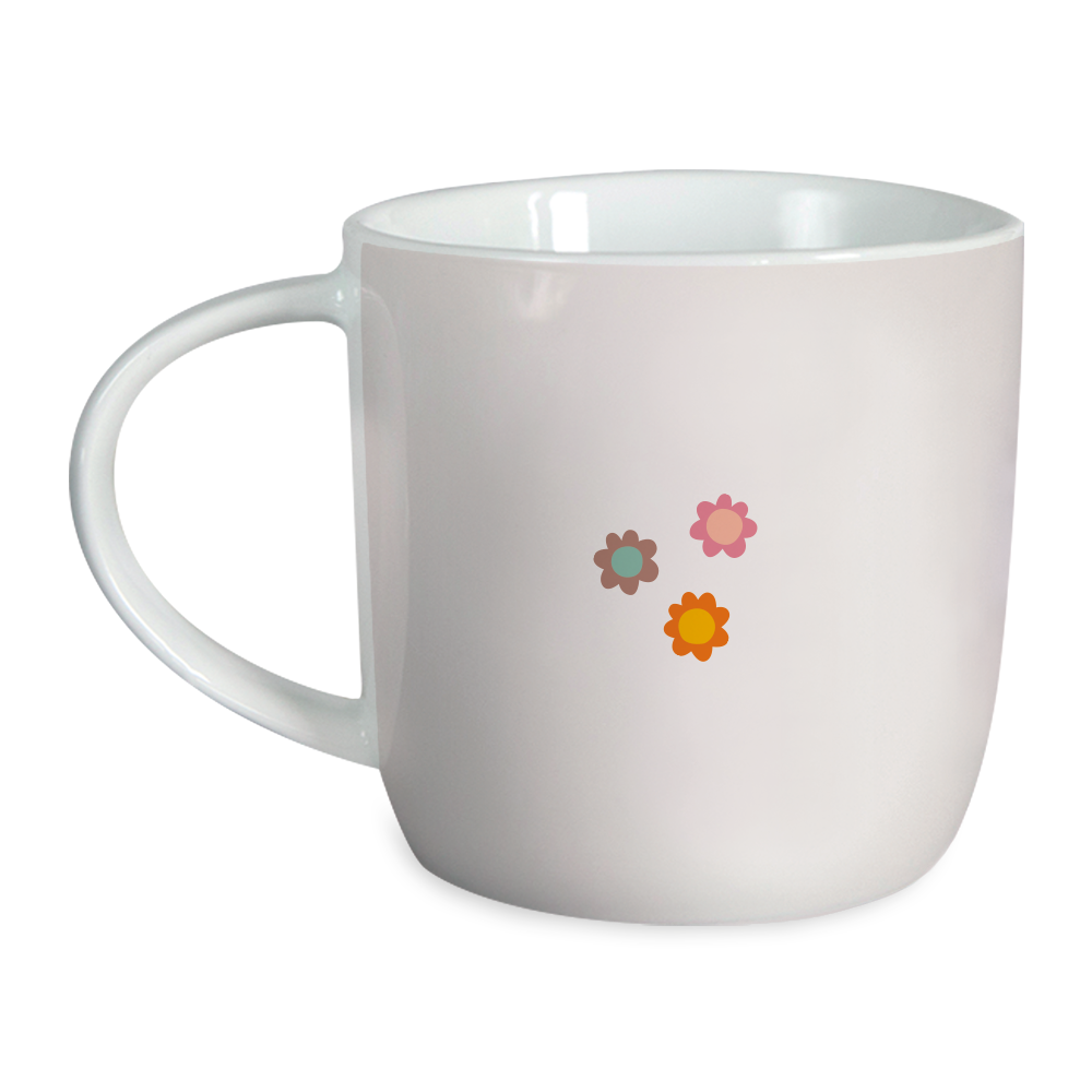 Schöner Leben Tasse Gute Laune aus Porzellan Anti Stresstasse weiß bunt 300ml von Grafik Werkstatt Auslauf