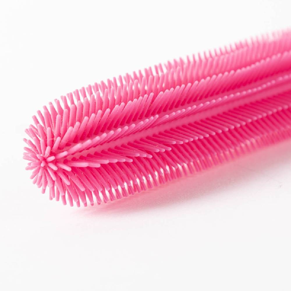 Schöner Leben Kochblume Silikon Flaschenbürste Spülbürste Slim 45cm pink Blitzverkäufe
