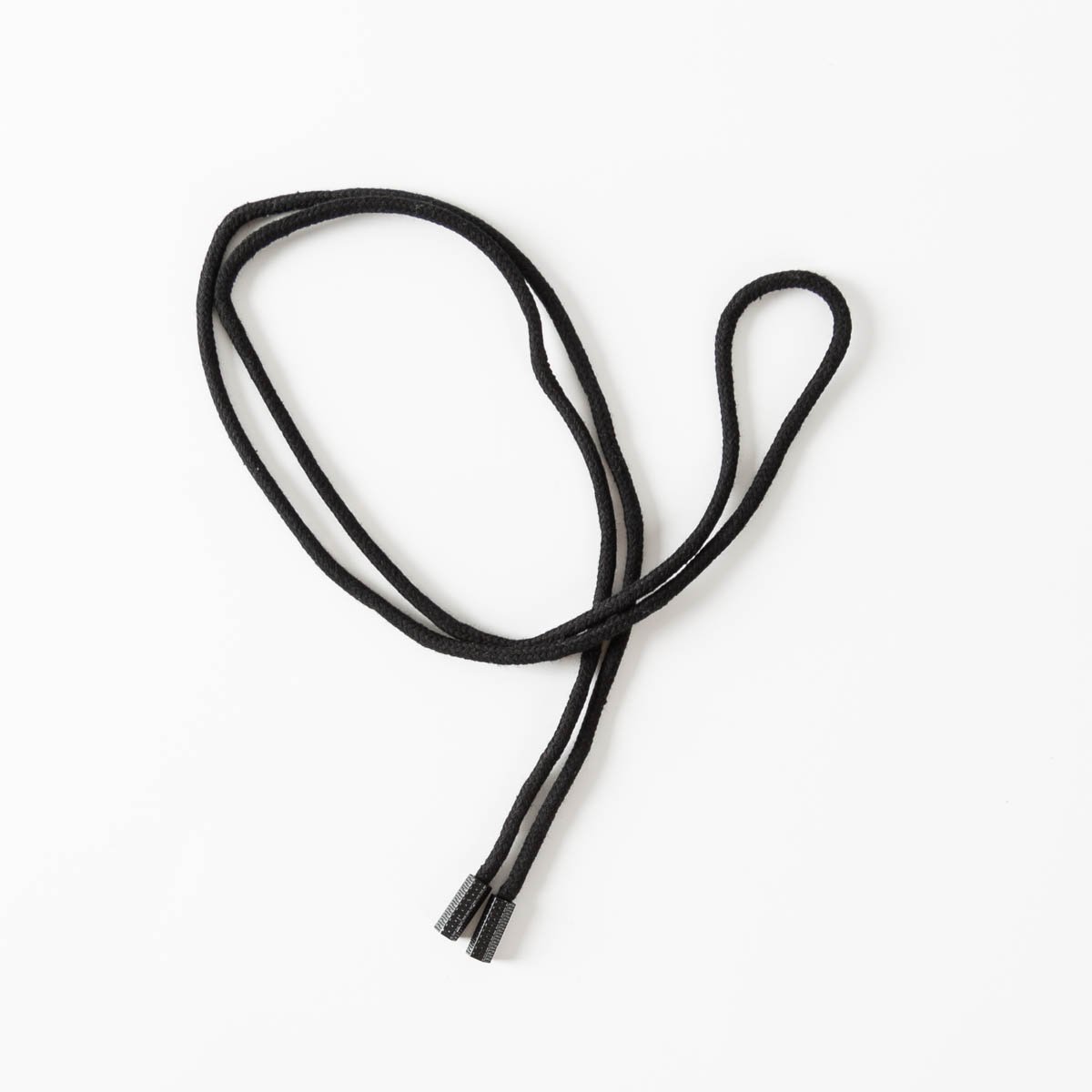 Schöner Leben Kordel BW für Hoodie uni schwarz mit schwarzen Endstücken aus Metall 125cm lang Günstiger Verkauf