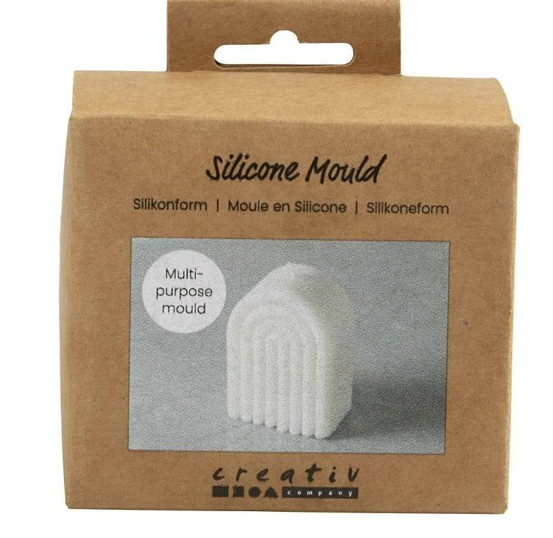 Schöner Leben Silikonform gerippter Bogen 8x4x5,5cm von Creativ Company