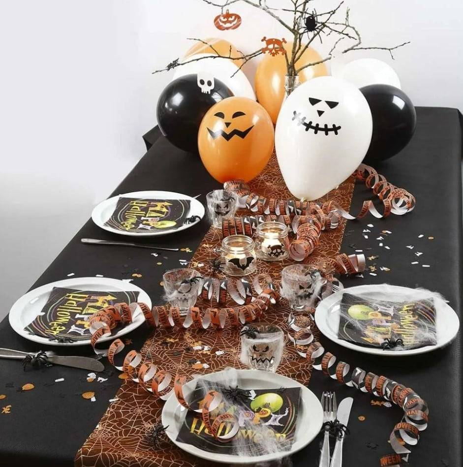 Schöner Leben Spinnen schwarz Halloween Deko im 10er Pack Outlet